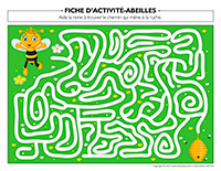 Fiches d’activité-Abeilles