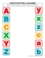 Fiches d&rsquo;activite-Alphabet