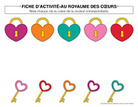 Fiches d’activite-Au royaume des cœurs