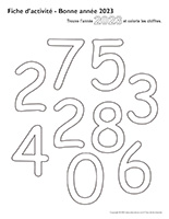 Fiches d’activité-Bonne année 2023