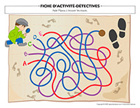 Fiches d’activité-Détectives