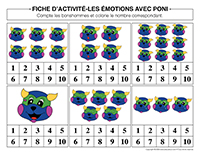 Fiches d'activite-Emotions avec Poni