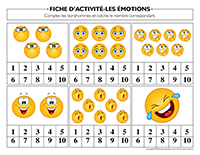 Fiches d'activité-Émotions