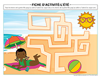Fiches d&rsquo;activite-Ete