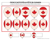 Fiches d’activite-Fete du Canada