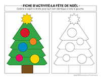 Fiches d’activite-La fete de Noel