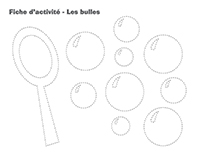 Fiches d'activité-Les bulles