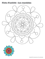 Fiches d’activité-Les mandalas Fiches d’activité-Les mandalas