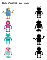 Fiches d'activité-Les robots Fiches d'activité-Les robots