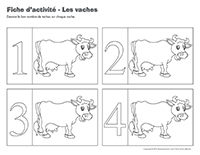 Fiches d'activité-Les vaches