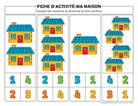 Fiches d'activité-Ma maison 2024