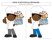 Fiches d'activité-Pâtisserie