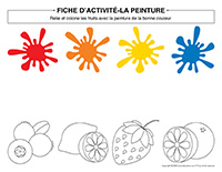 Fiches d'activité-Peinture