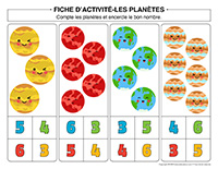 Fiches d’activité-Planètes