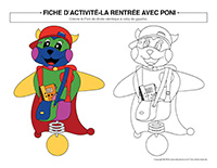 Fiches d’activite-Rentree avec Poni
