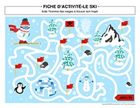 Fiches d’activité-Ski