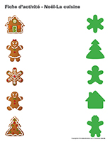Fiches d'activitee-Noel-La cuisine Fiches d'activitee-Noel-La cuisine