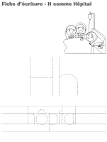 Fiches d'écriture - H comme hôpital Fiches d'écriture - H comme hôpital