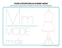 Fiches-d&rsquo;ecriture-M comme mode