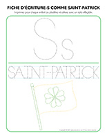 Fiches-d’écriture-S-comme-Saint-Patrick