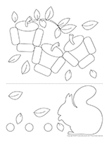 Fiches éduca-nouilles-Les écureuils Fiches éduca-nouilles-Les écureuils