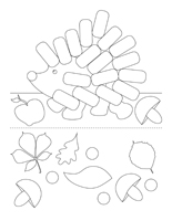 Fiches éduca-nouilles-Les hérissons Fiches éduca-nouilles-Les hérissons