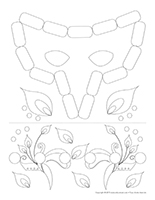 Fiches éduca-nouilles-Les masques Fiches éduca-nouilles-Les masques