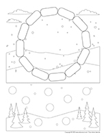 Fiches éduca-nouilles-Neige