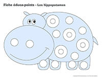 Fiches éduca-points-Les hippopotames