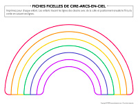 Un Jeu De Travail De Bureau/connexes Arc-en-ciel De Couleur Papier