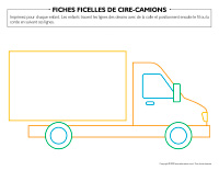 Fiches-ficelles de cire-Camions