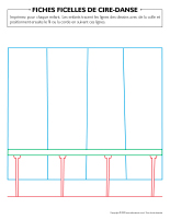 Fiches-ficelles de cire-Danse