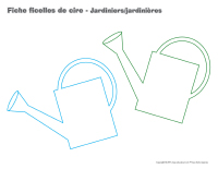 Fiches ficelles de cire-Jardiniers-Jardinières