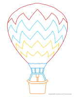 Fiches-ficelles de cire-Montgolfières