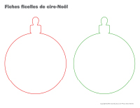 Fiches-ficelles de cire Noel Fiches-ficelles de cire Noel
