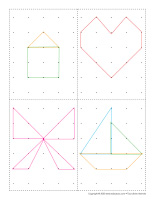 Formes à reproduire-géoplan