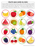 Fruits que j’aime ou non-1