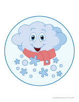 Gros autocollants-Nuages