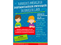 Guide reflexif sur la distanciation physique en service de garde