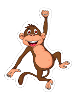 Guirlande-Les singes Guirlande-Les singes