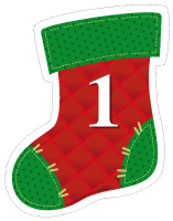 Guirlande de bas de Noël Guirlande de bas de Noël