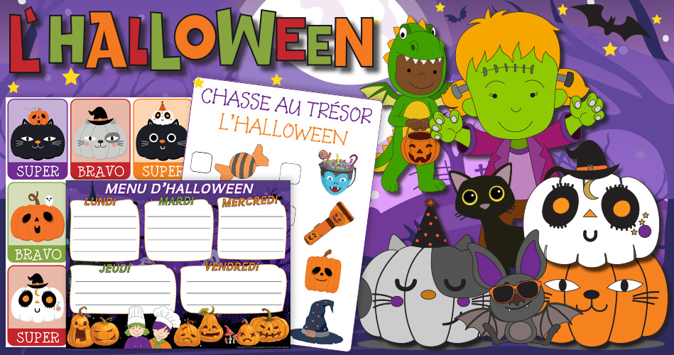 L'halloween - Nouveautés, activités pour enfants.