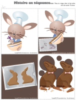 Histoire en séquence - chocolat Histoire en séquence - chocolat