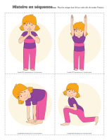 Histoire en séquence-Le yoga Histoire en séquence-Le yoga