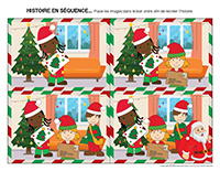 Histoire en sequence-Lettre au pere Noel