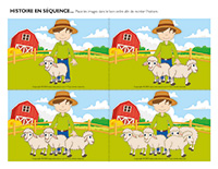 Histoire en séquence-Moutons