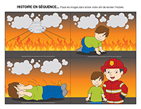 Histoire en séquence-Prévention des incendies