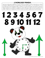 Horloge-panda