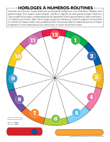 Horloges à numéros-Routines-1