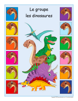 Identification groupe-Dinosaures